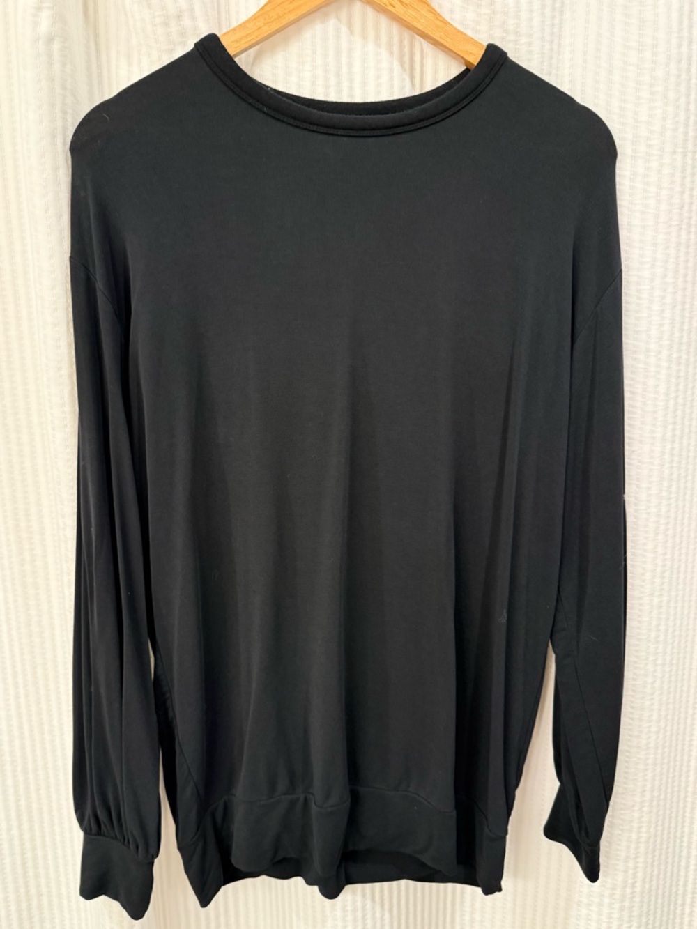 A Pea In A Pod Black Long-Sleeve Maternity Shirt - Size Small